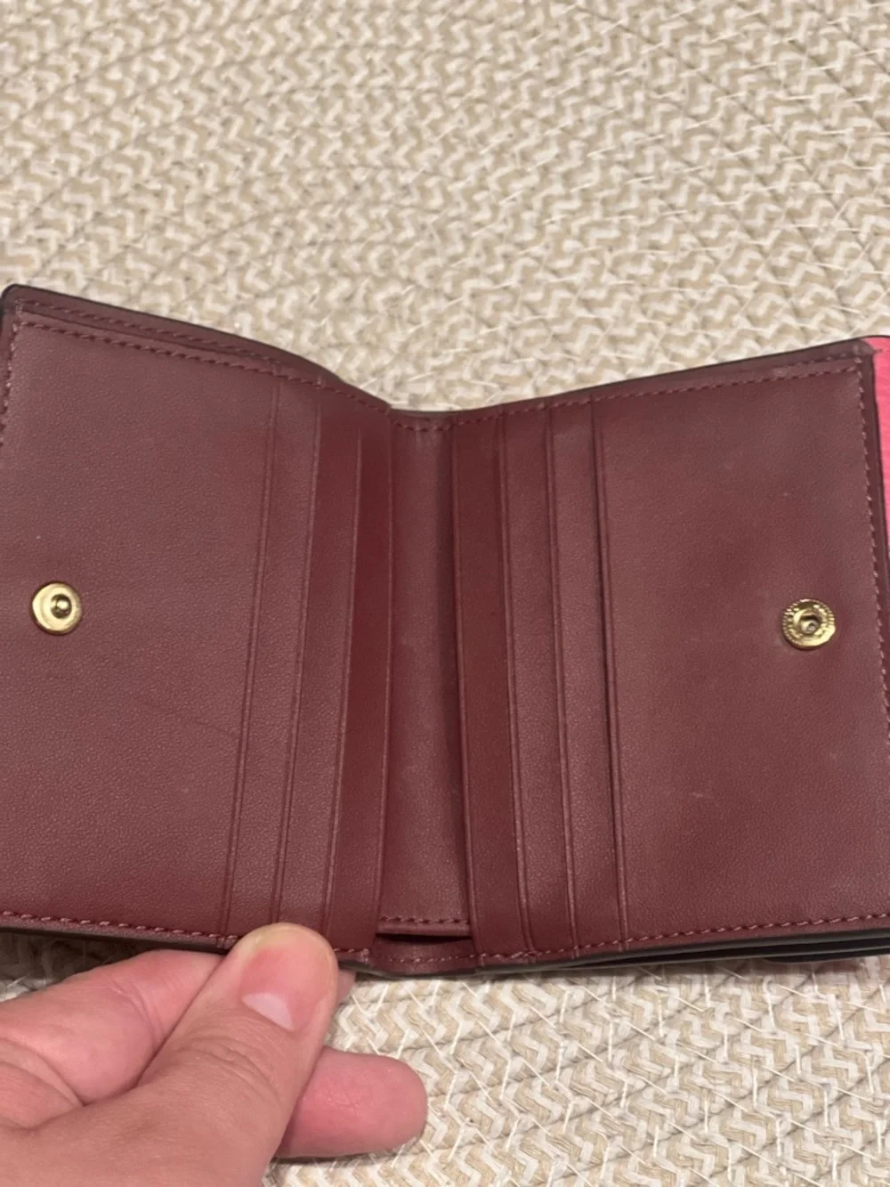 Coach Georgie Small Wallet In Colorblock - Picture 11 of 11